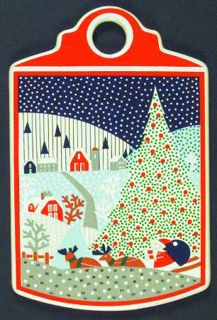 Twas The Night Before Christmas Cheese and Cracker Board