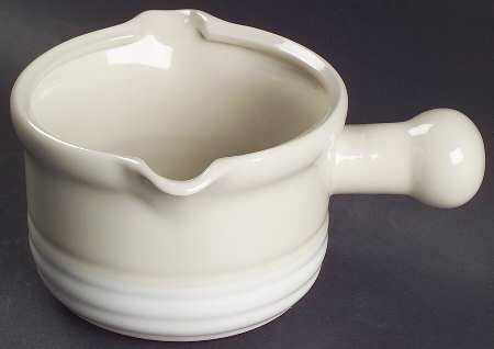 Whipped Cream Beige Gravy Boat