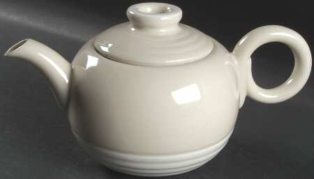 Whipped Cream Beige Small Teapot & Lid
