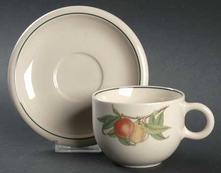 Flat Cup & Saucer Set