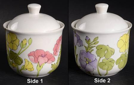 Amaryllis Sugar Bowl & Lid