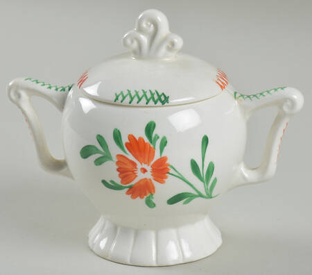 3148 (E & R) Mini Sugar Bowl & Lid