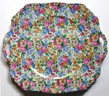 Portland (E & R) Handled Cake Plate
