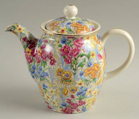 Sussex Cheery Chintz Mini Coffee Pot & Lid