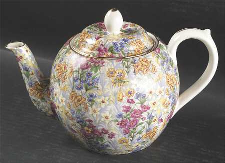 Sussex Cheery Chintz Teapot & Lid
