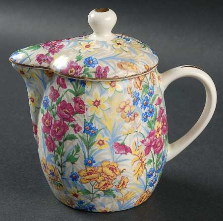 Sussex Cheery Chintz Small Syrup with Lid