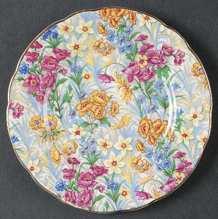 Sussex Cheery Chintz Bread & Butter Plate