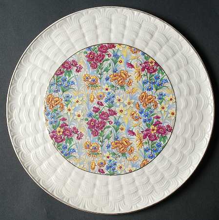 Sussex Cheery Chintz Cake Plate