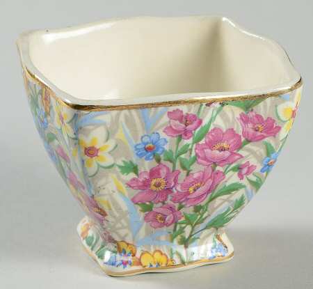 Sussex Cheery Chintz Mini Open Sugar Bowl