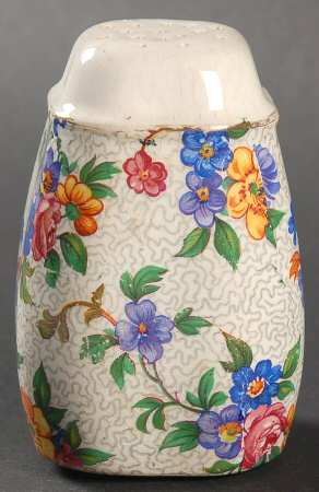 Warwick (Gray Lines, Gold Trim) Salt Shaker
