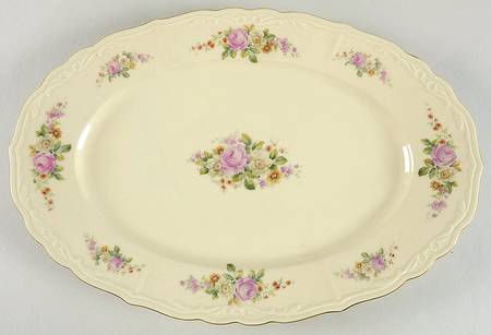 A2045 15" Oval Serving Platter
