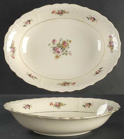 A2074 10" Oval Vegetable Bowl