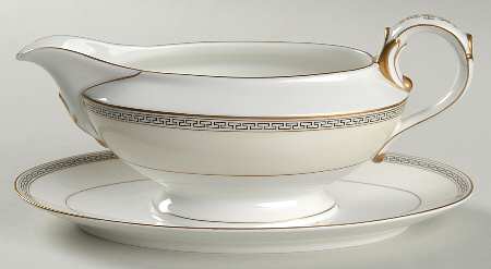 A2254 Gravy Boat with Attached Underplate