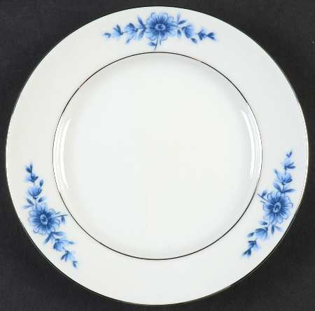 Danish Blue Bread & Butter Plate