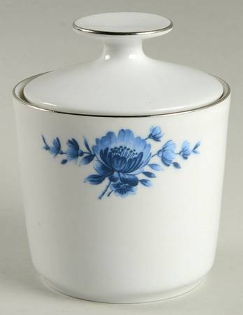 Danish Blue Sugar Bowl & Lid