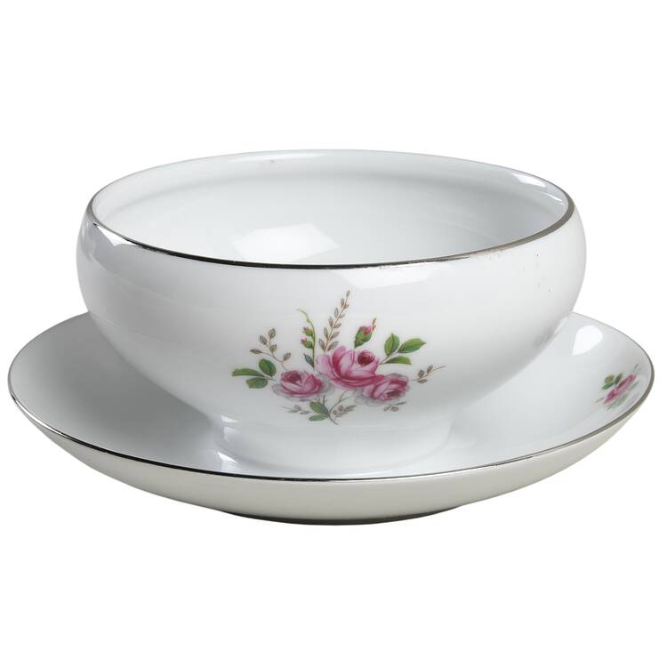 ESC15 Gravy Boat with Attached Underplate