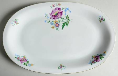 P592 14" Oval Serving Platter