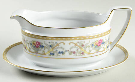 ESC23 Gravy Boat with Attached Underplate
