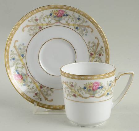 ESC23 Flat Demitasse Cup & Saucer Set