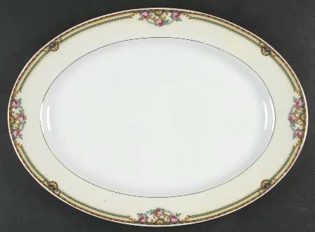 Gloria 14" Oval Serving Platter