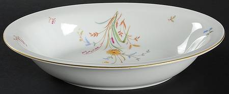 F242 9" Oval Vegetable Bowl
