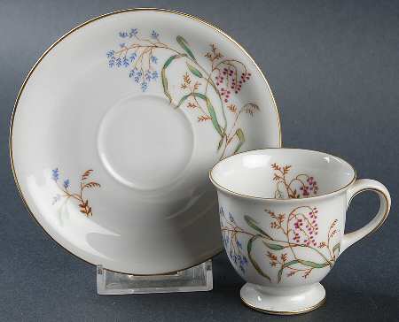F243 Footed Demitasse Cup & Saucer Set