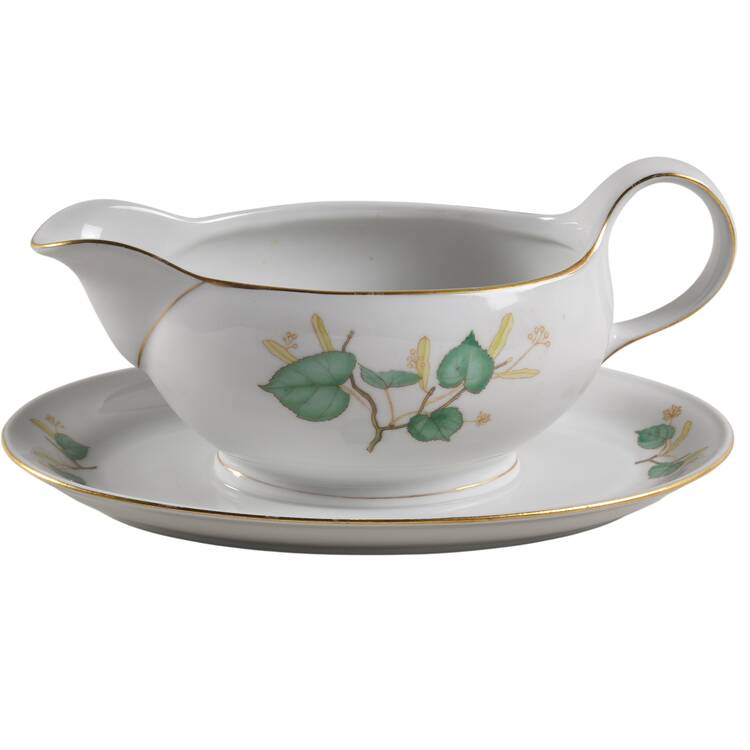 P488 Gravy Boat with Attached Underplate