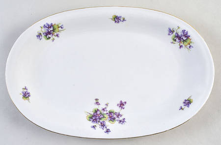 P589 12" Oval Serving Platter