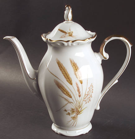 Royal Wheat Coffee Pot & Lid