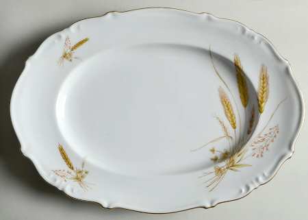 Royal Wheat 13" Oval Serving Platter