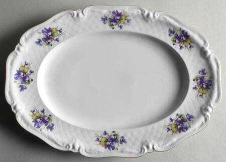W1638 12" Oval Serving Platter