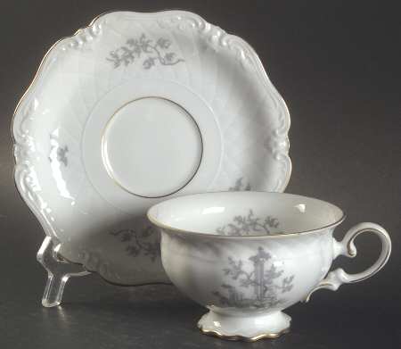 W2064 Footed Cup & Saucer Set