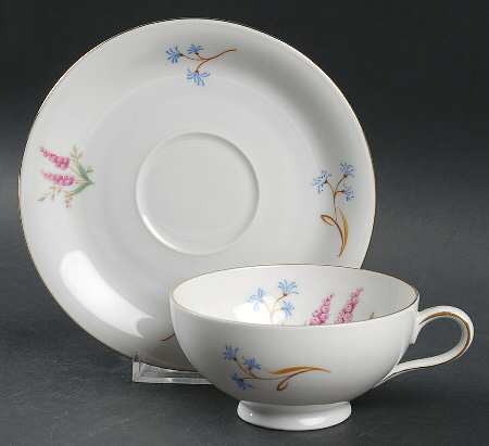 W531 Footed Cup & Saucer Set