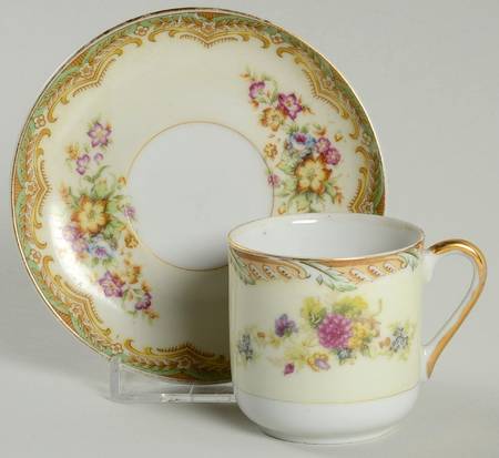 ESO6 Flat Demitasse Cup & Saucer Set