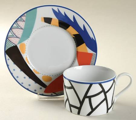 Belize Flat Cup & Saucer Set
