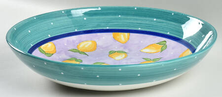 Bois D'Arc Tutti Fruitti 14" Pasta Serving Bowl