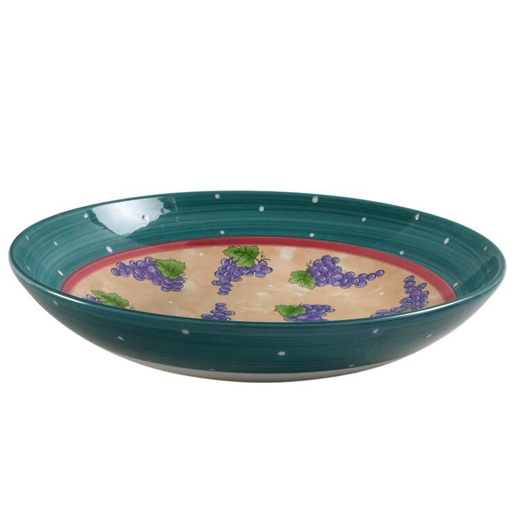 Bois D'Arc Tutti Fruitti 14" Pasta Serving Bowl