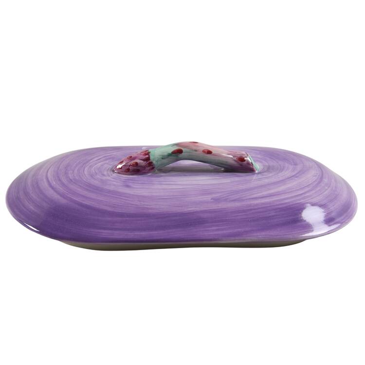 Bois D'Arc Tutti Fruitti Lid for 1.5 Quart Oval Covered Casserole