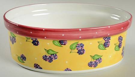 Bois D'Arc Tutti Fruitti 3 Qt Oval Covered Casserole No Lid