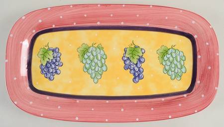 Bois D'Arc Tutti Fruitti 14" Rectangular Tray