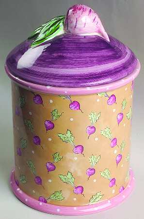 Bois D'Arc Tutti Fruitti Large Canister & Lid
