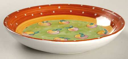 Bois D'Arc Tutti Fruitti Coupe Soup Bowl