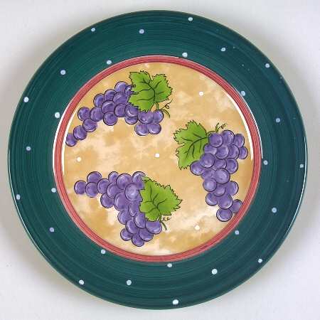 Bois D'Arc Tutti Fruitti Dessert Luncheon Plate