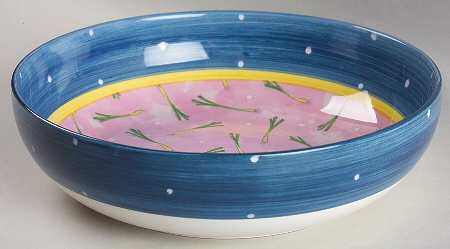 Bois D'Arc Tutti Fruitti 10" Large Salad Serving Bowl