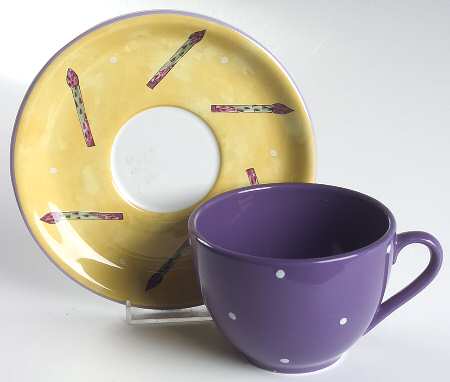 Bois D'Arc Tutti Fruitti Jumbo Cup & Saucer Set