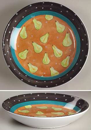 Bois D'Arc Tutti Fruitti Coupe Soup Bowl