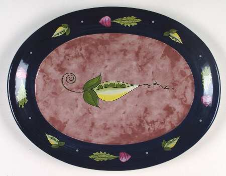 Bois D'Arc Tutti Fruitti 16" Oval Serving Platter