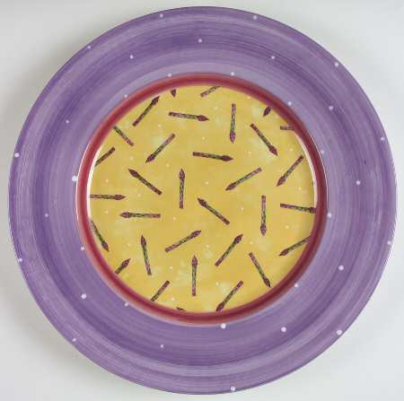 Bois D'Arc Tutti Fruitti 17" Chop Plate (Round Platter)
