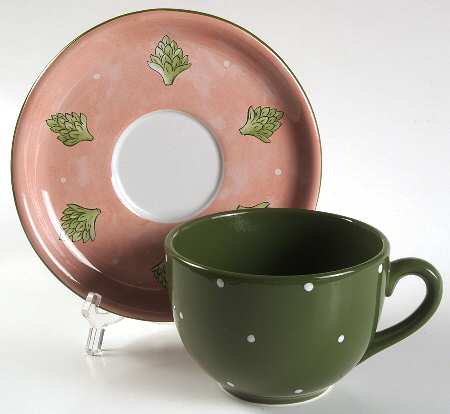 Bois D'Arc Tutti Fruitti Jumbo Cup & Saucer Set