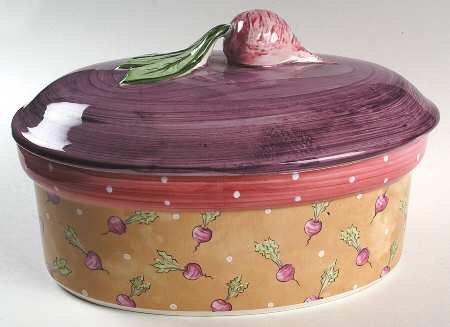 Bois D'Arc Tutti Fruitti 3 Quart Oval Covered Casserole